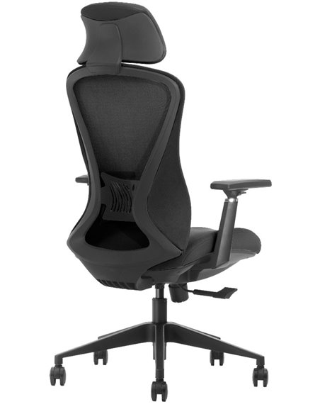 Кресло KRESLALUX K2-BH BLACK, эргономичное