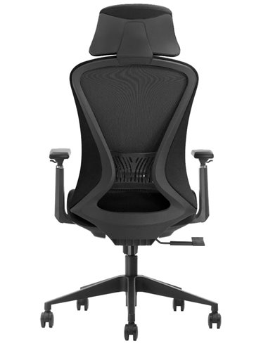 Кресло KRESLALUX K2-BH BLACK, эргономичное