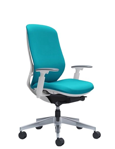 Кресло OKAMURA SYLPHY HIGH BACK FABRIC WHITE для персонала