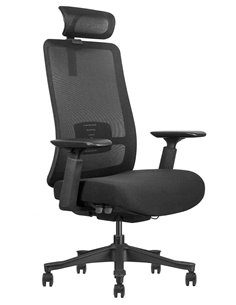 Кресло KRESLALUX V1-BH BLACK, эргономичное