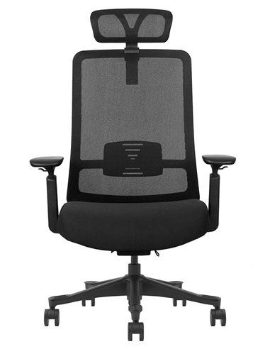 Кресло KRESLALUX V1-BH BLACK, эргономичное