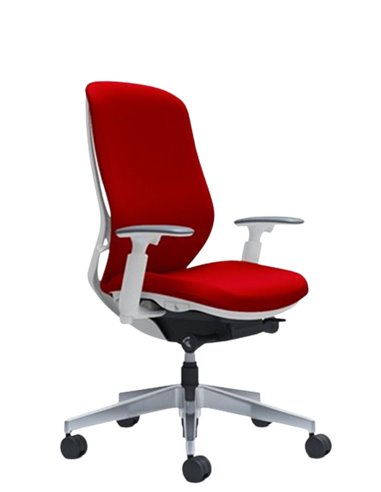 Кресло OKAMURA SYLPHY HIGH BACK FABRIC WHITE для персонала
