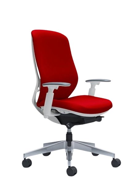 Кресло OKAMURA SYLPHY HIGH BACK FABRIC WHITE для персонала