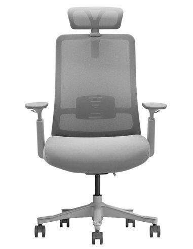 Кресло KRESLALUX V1-GH GREY, эргономичное