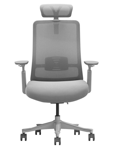 Кресло KRESLALUX V1-GH GREY, эргономичное