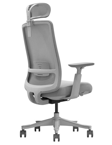 Кресло KRESLALUX V1-GH GREY, эргономичное