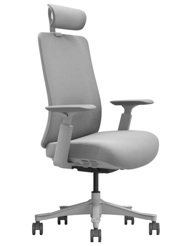 Кресло KRESLALUX V1-GH GREY, эргономичное