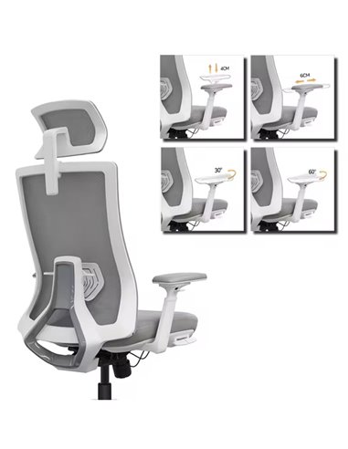 Кресло KRESLALUX SK9-BH BLACK, эргономичное