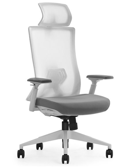 Кресло KRESLALUX SK9-GH WHITE, эргономичное