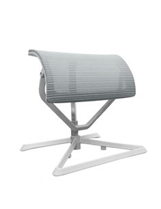 Подставка для ног COMFORT OTTOMAN GREY с регулировкой высоты, сетчатая
