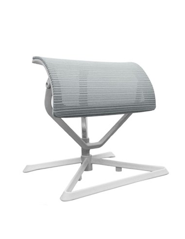 Подставка для ног COMFORT OTTOMAN GREY с регулировкой высоты, сетчатая