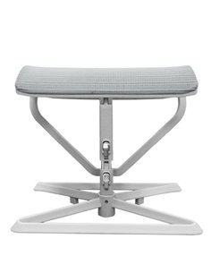 Подставка для ног COMFORT OTTOMAN GREY с регулировкой высоты, сетчатая 2