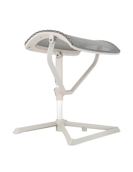 Подставка для ног COMFORT OTTOMAN GREY с регулировкой высоты, сетчатая