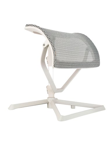 Подставка для ног COMFORT OTTOMAN GREY с регулировкой высоты, сетчатая