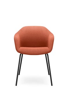 Конференц-кресло LD SEATING RIVA RI-02 BLACK на ножках 2