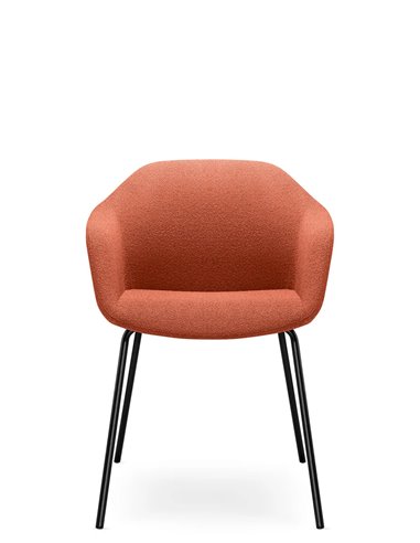 Конференц-кресло LD SEATING RIVA RI-02 BLACK на ножках