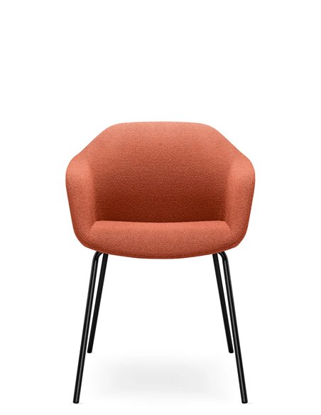 Конференц-кресло LD SEATING RIVA RI-02 BLACK на ножках