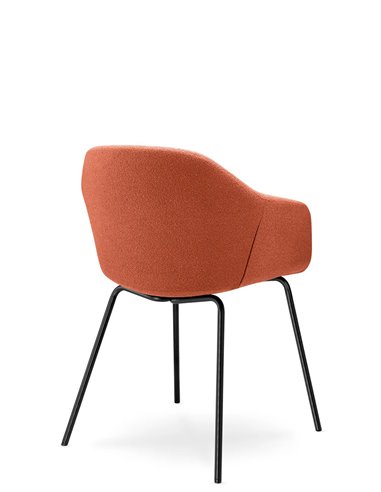 Конференц-кресло LD SEATING RIVA RI-02 BLACK на ножках