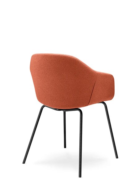 Конференц-кресло LD SEATING RIVA RI-02 BLACK на ножках