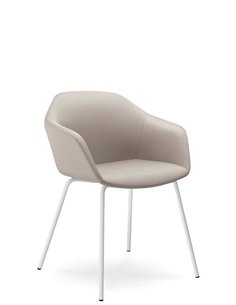 Конференц-кресло LD SEATING RIVA RI-02 WHITE на ножках