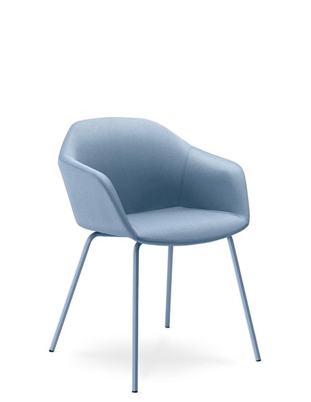 Конференц-кресло LD SEATING RIVA RI-02 BLUE на ножках