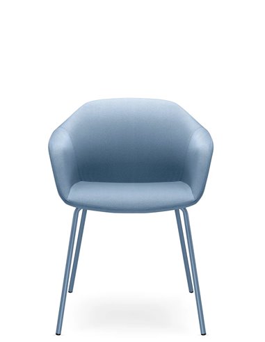 Конференц-кресло LD SEATING RIVA RI-02 BLUE на ножках