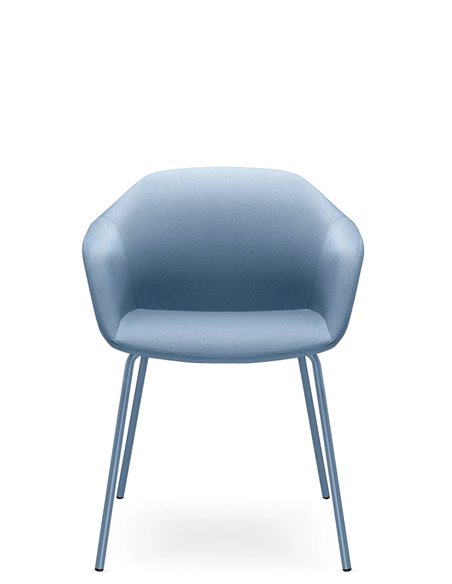 Конференц-кресло LD SEATING RIVA RI-02 BLUE на ножках
