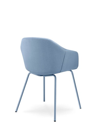 Конференц-кресло LD SEATING RIVA RI-02 BLUE на ножках