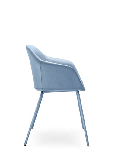 Конференц-кресло LD SEATING RIVA RI-02 BLUE на ножках