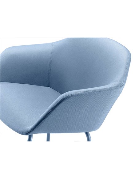 Конференц-кресло LD SEATING RIVA RI-02 BLUE на ножках