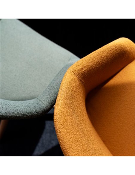 Конференц-кресло LD SEATING RIVA RI-02, F02-WH, на колесах