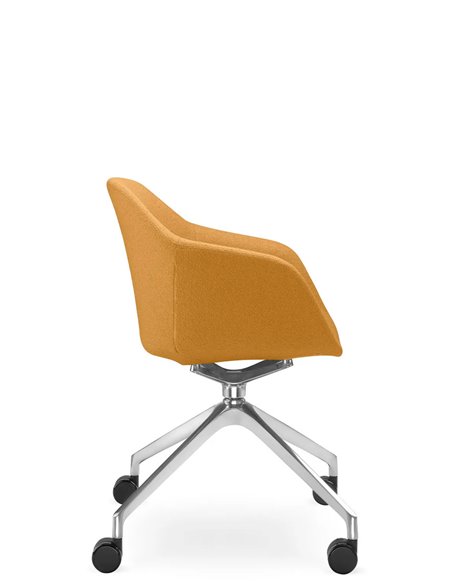 Конференц-кресло LD SEATING RIVA RI-02, F75-N6, на колесах
