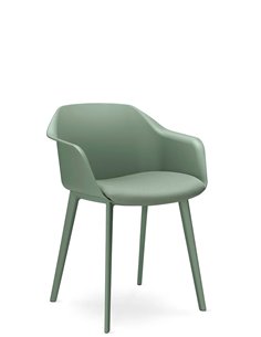 Кресло для посетителя LD SEATING RIVA RI-01-PP на ножках, с мягким сиденьем