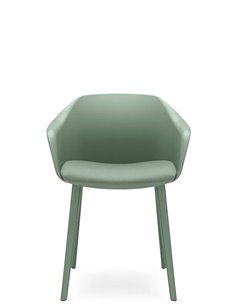 Кресло для посетителя LD SEATING RIVA RI-01-PP на ножках, с мягким сиденьем 2