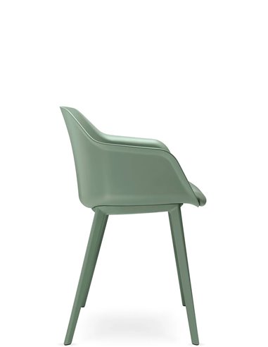 Кресло для посетителя LD SEATING RIVA RI-01-PP на ножках, с мягким сиденьем