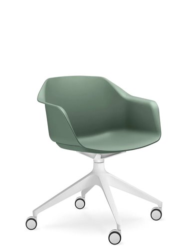 Кресло для посетителя LD SEATING RIVA RI-01, F02-WH