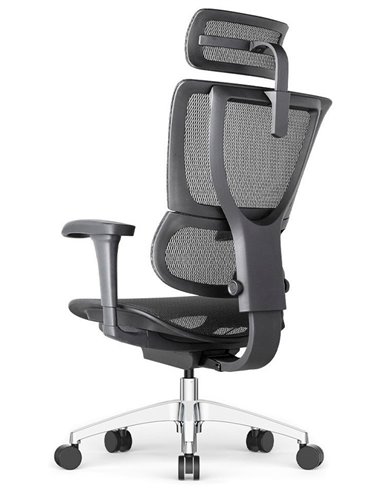Кресло MIRUS-IOO PROJECT 2 (IOOB2WB-AB-HAM, СЕТКА Т-168-B1 BLACK), эргономичное
