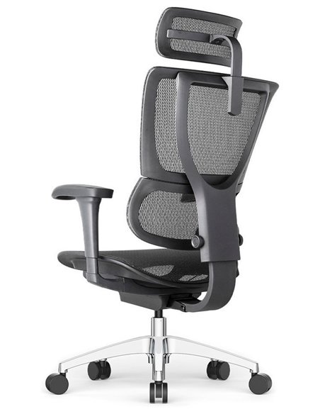Кресло MIRUS-IOO PROJECT 2 (IOOB2WB-AB-HAM, СЕТКА Т-168-B1 BLACK), эргономичное