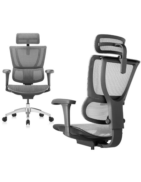 Кресло MIRUS-IOO PROJECT 2 (IOOB2WB-AB-HAM, СЕТКА Т-168-B1 BLACK), эргономичное