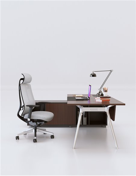 Кресло KRESLALUX OSIER-A GREY, эргономичное