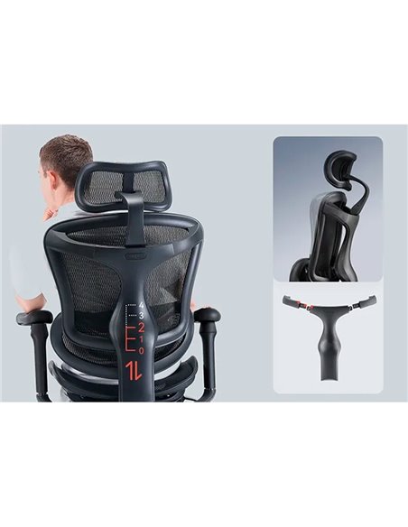 Кресло SIHOO DORO-C300 WHITE эргономичное