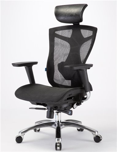 Кресло SIHOO V1 BLACK MESH эргономичное