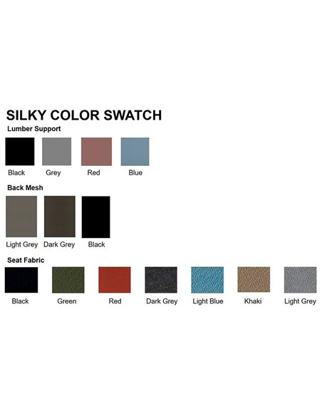 Кресло KRESLALUX SILKY GHB BLACK, эргономичное
