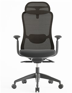 Кресло KRESLALUX SILKY GHB DARK GREY, эргономичное 2