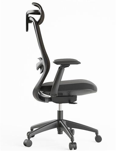 Кресло KRESLALUX SILKY GHB DARK GREY, эргономичное