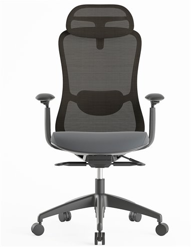 Кресло KRESLALUX SILKY GHB GREY, эргономичное