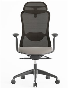 Кресло KRESLALUX SILKY GHB LIGHT GREY, эргономичное 2