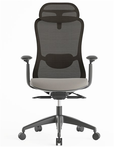 Кресло KRESLALUX SILKY GHB LIGHT GREY, эргономичное