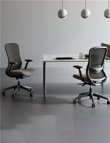 Кресло KRESLALUX SILKY GHB LIGHT GREY, эргономичное