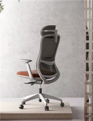 Кресло KRESLALUX SILKY GHW DARK GREY, эргономичное